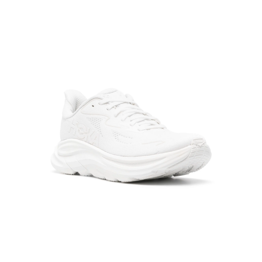 HOKA Men Clifton 10 Wide - White / White
